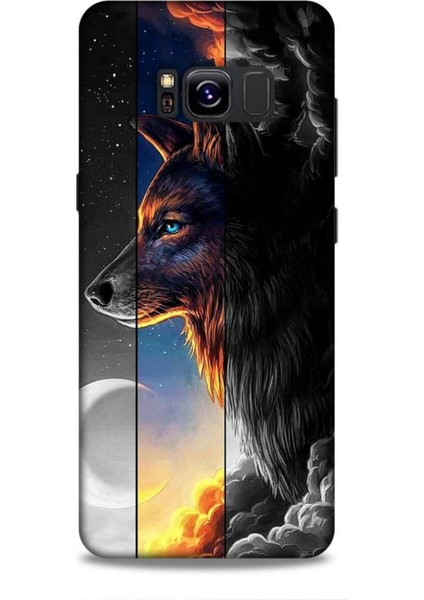 Samsung Galaxy S8 Kılıf Caliburn 15 Kurt Hilal Kalın Silikon