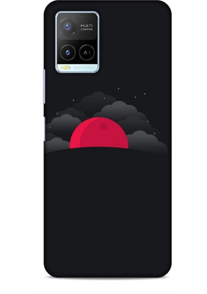 Vivo Y33T Kılıf Caliburn 13 Kızıl Ay Case Kapak