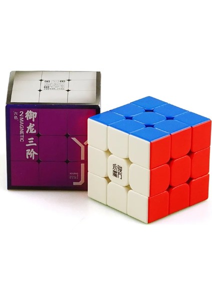 Etiketsiz Stil Yj V2M Yulong V2 M Manyetik Sihirli Küp 3x3 Mıknatıs Küpü Pürüzsüz Bulmaca Hız Küpleri Yj 2m 3x3 Cobo Magico Eğitici Oyuncaklar (Yurt Dışından)