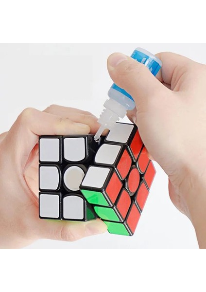 Sarı Stil Moyu Qiyi Gan Küpleri Için Sihirli Hız Küp Madeni Dayan Madeni Gres Yağı Silikon Yağları 5ml (Yurt Dışından)