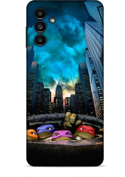 Samsung Galaxy A13 5g Kılıf Caliburn 11 Ninja Kablumbağalar 4K Baskılı Kılıf