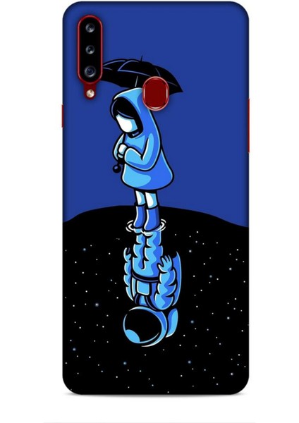 Samsung Galaxy A20S Kılıf Caliburn 6 Hayaller Koruyucu Kapak