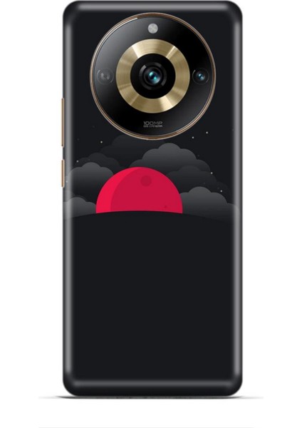 Realme 11 Pro Plus Kılıf Caliburn 13 Kızıl Ay Case Kapak