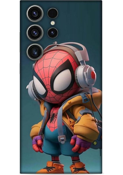 Samsung Galaxy S24 Ultra Kılıf Caliburn 25 Spiderman Bebek Soyulmayan Kılıf