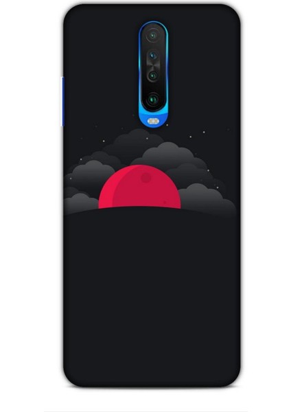 Xiaomi Poco X2 Kılıf Caliburn 13 Kızıl Ay Case Kapak