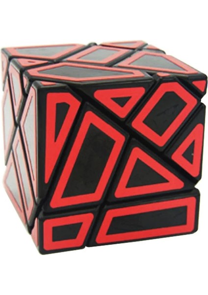Blackbase Hollowkırmızı Stil Lefun Fangcun Ghost 6cm Küp Magico 3x3 Garip Şekilli Küp Sihirli Bulmaca Hollow Sticker Speedcube Eğitici Oyuncaklar Hayalet Küp (Yurt Dışından)