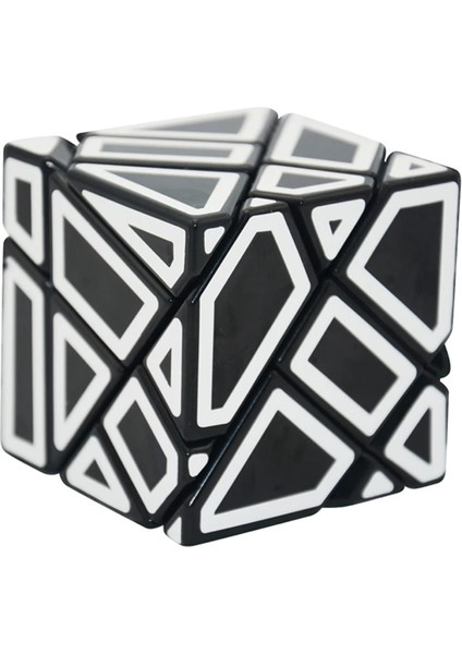 Blackbase Hollowkırmızı Stil Lefun Fangcun Ghost 6cm Küp Magico 3x3 Garip Şekilli Küp Sihirli Bulmaca Hollow Sticker Speedcube Eğitici Oyuncaklar Hayalet Küp (Yurt Dışından)
