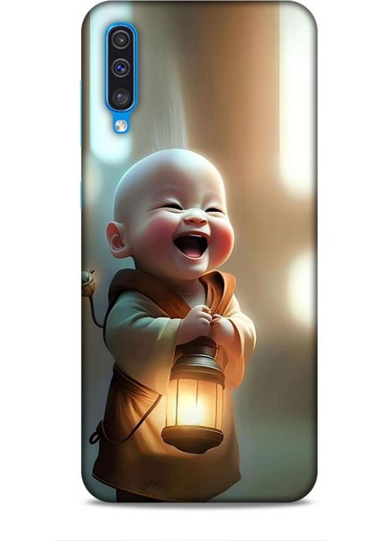Samsung Galaxy A30S Kılıf Caliburn 27 Asya Bebek Lazer Kesim Silikon