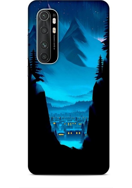 Xiaomi Mi Note 10 Lite Kılıf Caliburn 14 Norveç Manzara Cover Kılıf