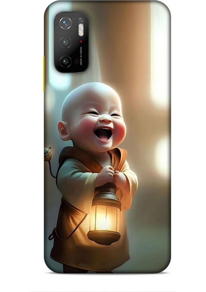 Xiaomi Poco M3 Pro Kılıf Caliburn 27 Asya Bebek Lazer Kesim Silikon