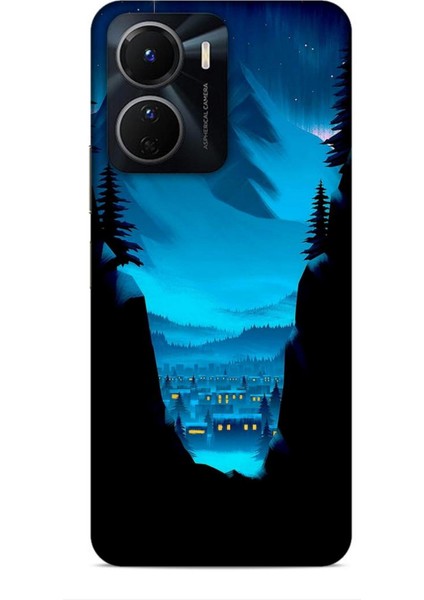 Vivo Y16 Kılıf Caliburn 14 Norveç Manzara Cover Kılıf