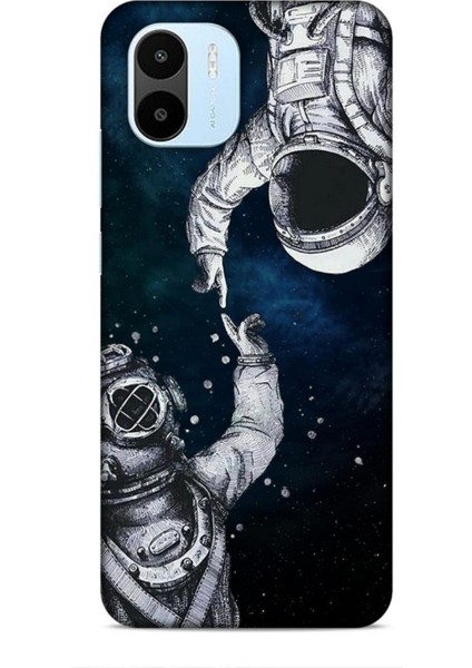 Xiaomi Redmi A1 Kılıf Caliburn 5 Kozmonot Koruma Kılıfı