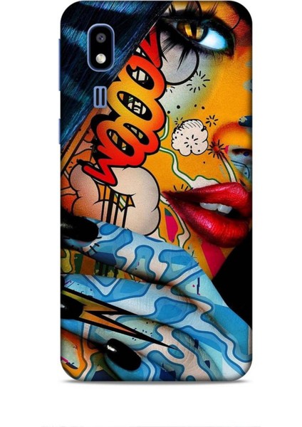 Samsung Galaxy A2 Core Kılıf Caliburn 17 Dövme Yumuşak Kılıf