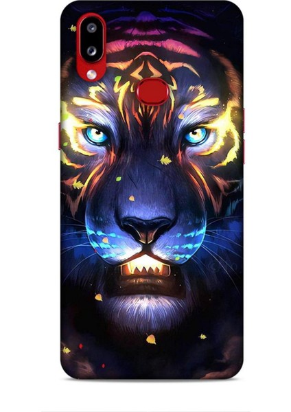 Samsung Galaxy A10S Kılıf Caliburn 12 Aslan Colorful Tasarım Kılıf