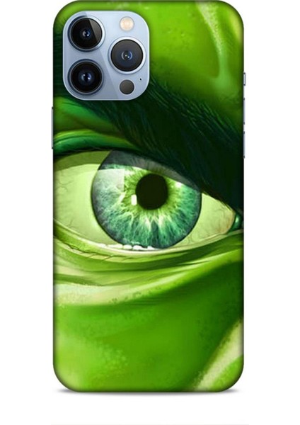 Apple iPhone 13 Pro Max Kılıf Caliburn 29 Hulk Göz Makro Leke Tutmaz Kapak