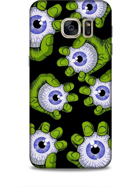 Samsung Galaxy S7 Kılıf Caliburn 23 Gözler Telefon Kabı