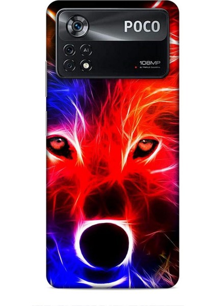 Xiaomi Poco X4 Pro 5g Kılıf Caliburn 16 Kurt Colorful Hediyelik Kılıf