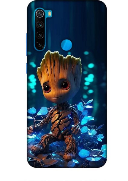 Xiaomi Redmi Note 8 Kılıf Caliburn 26 Bebek Groot Soft Kapak