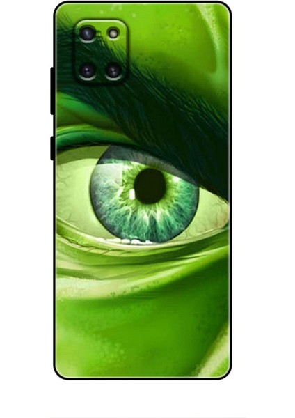 Samsung Galaxy A81 Kılıf Caliburn 29 Hulk Göz Makro Leke Tutmaz Kapak