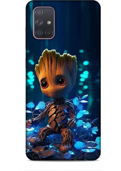 Samsung Galaxy A91 Kılıf Caliburn 26 Bebek Groot Soft Kapak