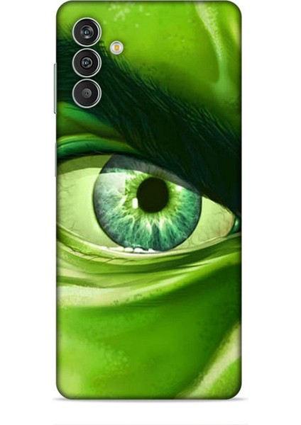 Samsung Galaxy M13 Kılıf Caliburn 29 Hulk Göz Makro Leke Tutmaz Kapak