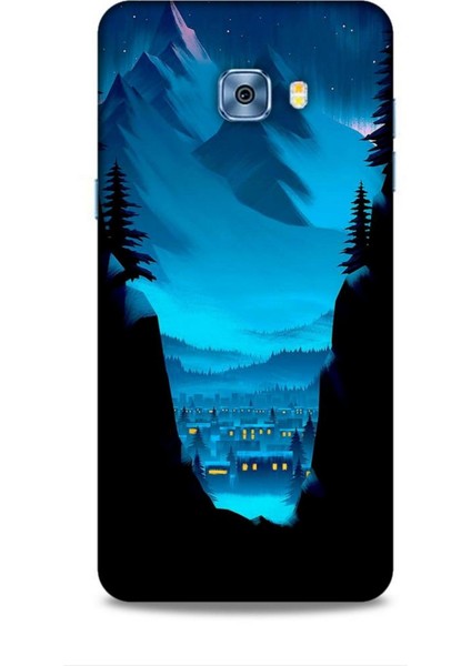 Samsung Galaxy C5 Pro Kılıf Caliburn 14 Norveç Manzara Cover Kılıf