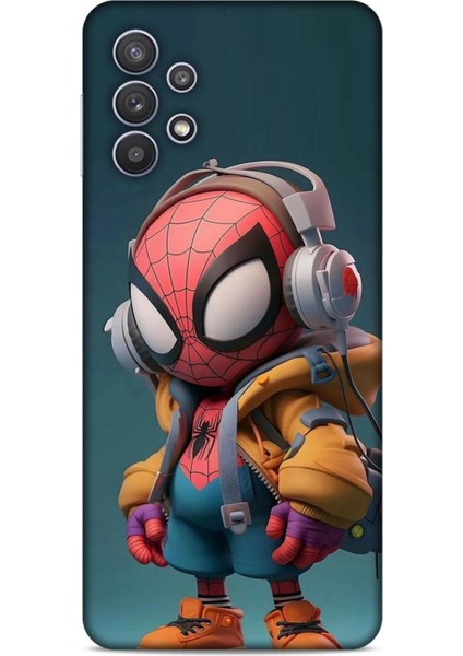 Samsung Galaxy A32 4g Kılıf Caliburn 25 Spiderman Bebek Soyulmayan Kılıf