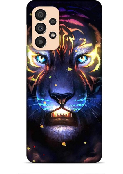 Samsung Galaxy A34 5g Kılıf Caliburn 12 Aslan Colorful Tasarım Kılıf