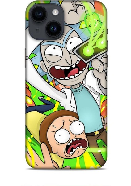 Apple iPhone 14 Kılıf Caliburn 7 Rick And Morty Desenli Kılıf