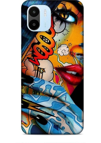 Xiaomi Redmi A1 Kılıf Caliburn 17 Dövme Yumuşak Kılıf