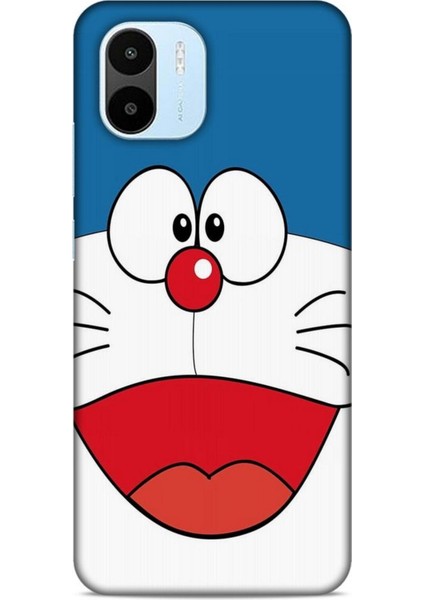 Xiaomi Redmi A1 Kılıf Caliburn 22 Mavi Beyaz Kap