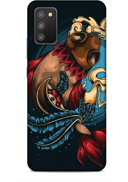Samsung Galaxy M02S Kılıf Caliburn 18 Balık Parlak Kılıf