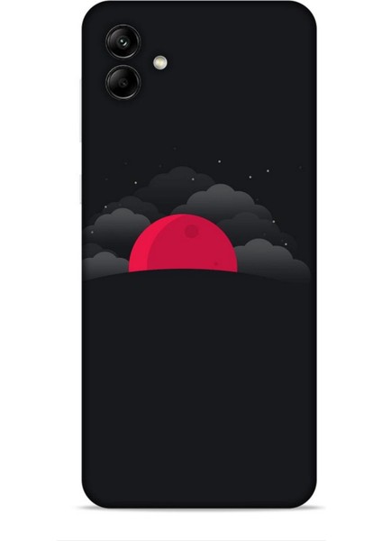 Samsung Galaxy M04 Kılıf Caliburn 13 Kızıl Ay Case Kapak