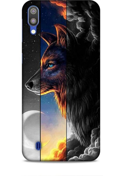 Samsung Galaxy M10 Kılıf Caliburn 15 Kurt Hilal Kalın Silikon