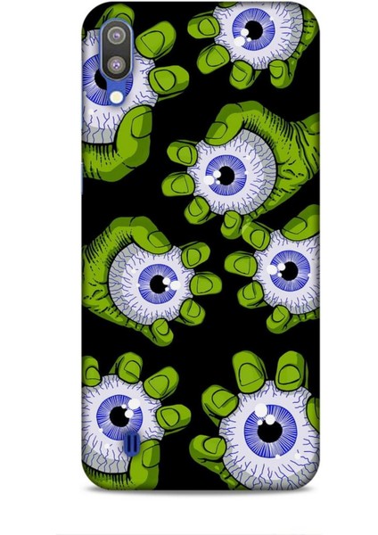 Samsung Galaxy M10 Kılıf Caliburn 23 Gözler Telefon Kabı