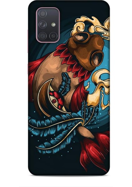 Samsung Galaxy A91 Kılıf Caliburn 18 Balık Parlak Kılıf