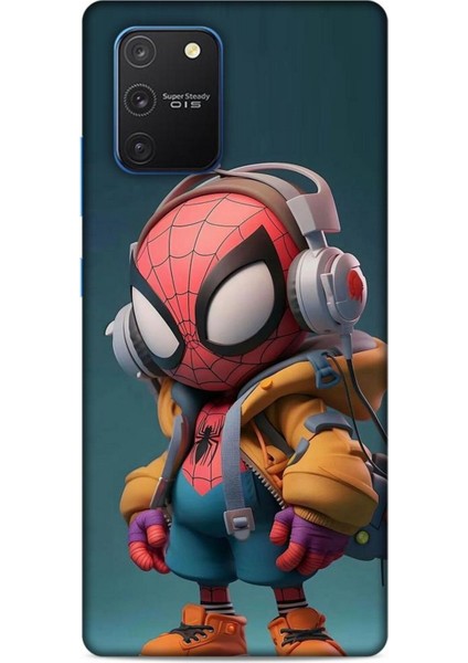 Samsung Galaxy S10 Lite Kılıf Caliburn 25 Spiderman Bebek Soyulmayan Kılıf