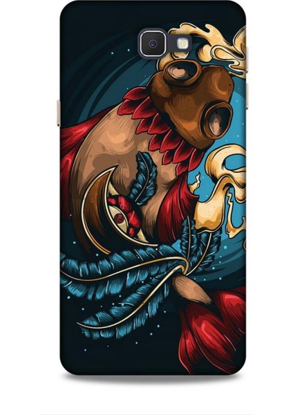 Samsung Galaxy J7 Prime Kılıf Caliburn 18 Balık Parlak Kılıf