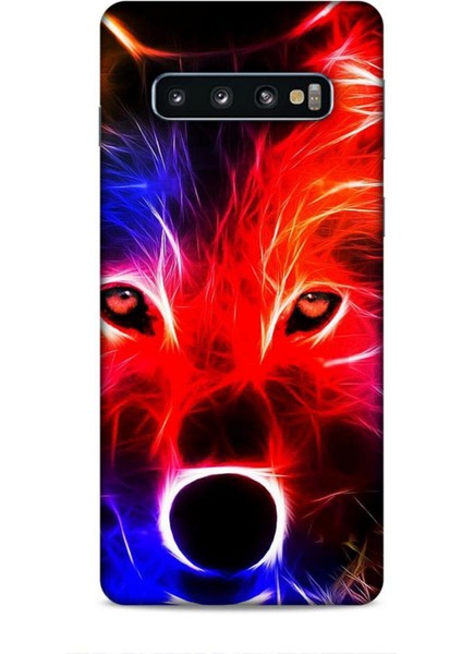 Samsung Galaxy S10 Kılıf Caliburn 16 Kurt Colorful Hediyelik Kılıf