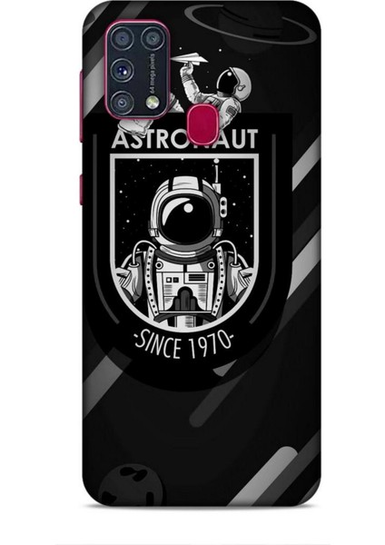 Samsung Galaxy M31 Kılıf Caliburn 2 Astronaut 1970 Kapak