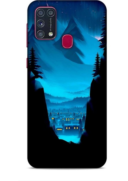 Samsung Galaxy M31 Kılıf Caliburn 14 Norveç Manzara Cover Kılıf