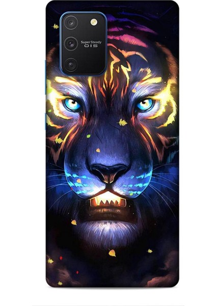 Samsung Galaxy S10 Lite Kılıf Caliburn 12 Aslan Colorful Tasarım Kılıf