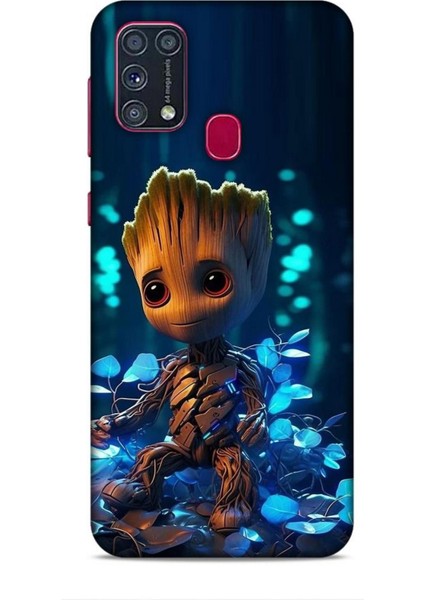 Samsung Galaxy M31 Kılıf Caliburn 26 Bebek Groot Soft Kapak