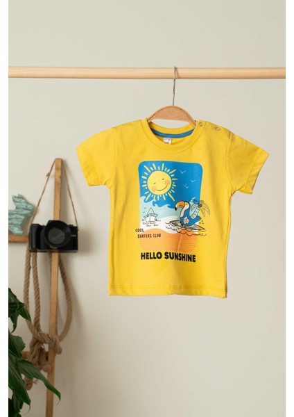 Difa Kids Sunshine Baskılı Erkek Çocuk T-Shirt