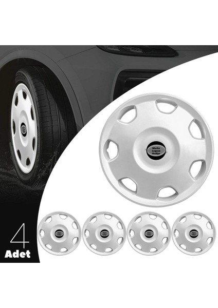 Opel Corsa 13 Inç Jant Kapağı Amblemli Gri 4'lü Takım 157 modelleri