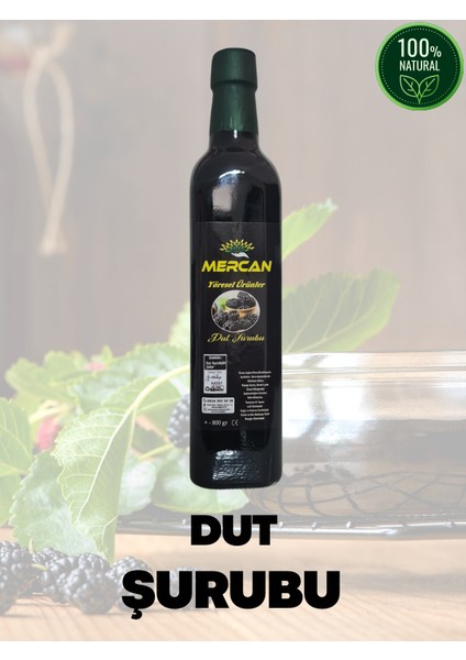 %100 Doğal Hatay Usulü Dut Şurubu 1 kg