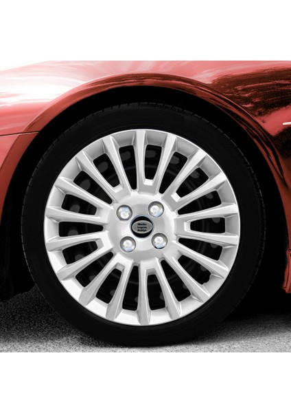 Fiat Linea 15 Inç Jant Kapağı Amblemli Gri 4'lü Takım 148