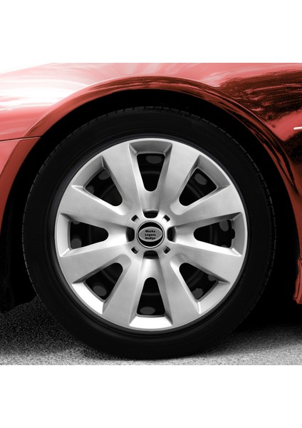 Ford 15 Inç Jant Kapağı Amblemli Gri 4'lü Takım 110