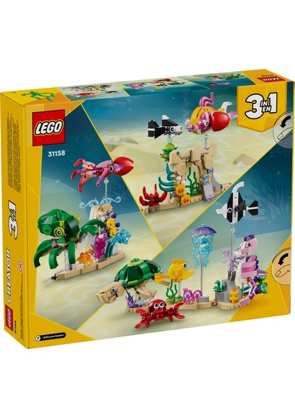 Creator 3-In-1 31158 Deniz Hayvanları ( 421 Parça)