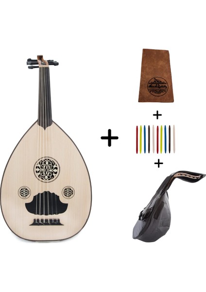 Sultan Instruments Sınıfının En İyisi Öğrenci Udu + Taşıma Çantası, Mızrap Seti, Cüzdan